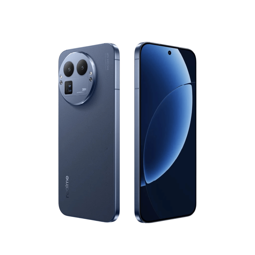 realme GT8 Pro blue color side profile and rear camera