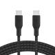 100W Braided USBC-C 2.0 CABLE 2M BLACK - Image 4