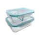 CENTO ECOGS131REC 2IN1 GLASSLOCK FOOD STORAGE DI