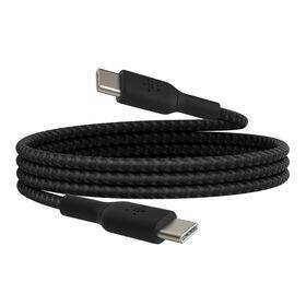 Braided USB-C to USB-C Cable (1m) Black - Image 3