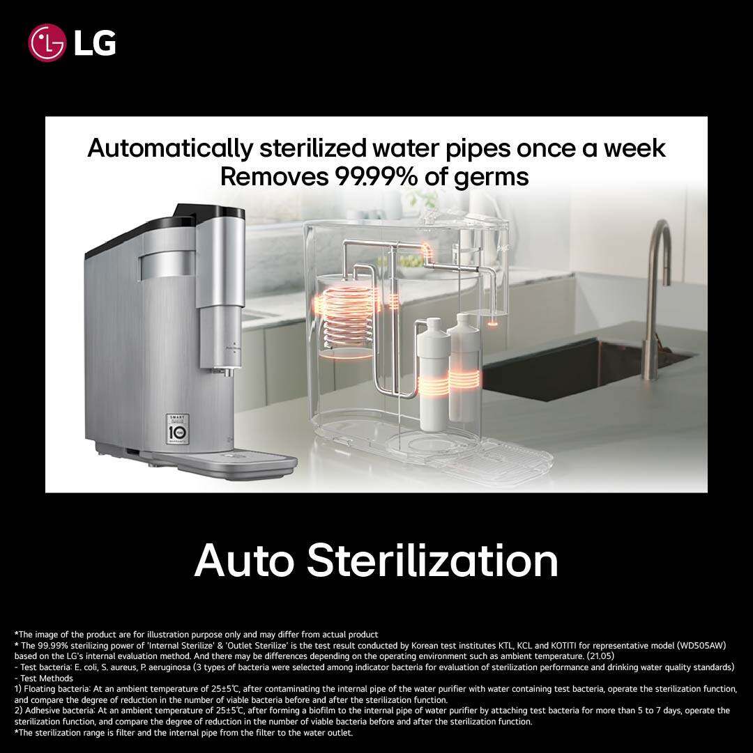 PuriCare Tankless Water Purifier WD516AN with 4Stage Filtration Hot Cold Ambient Water  White - Image 7