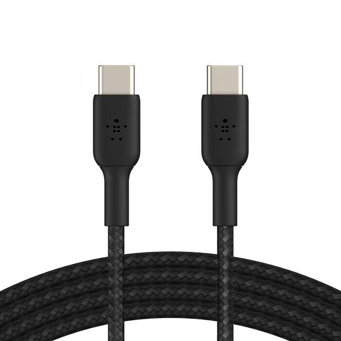Braided USB-C to USB-C Cable (1m) Black - Image 4