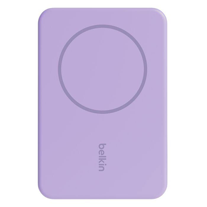 BoostCharge Magnetic Wireless Power Bank 5K + Stand Purple - Image 2