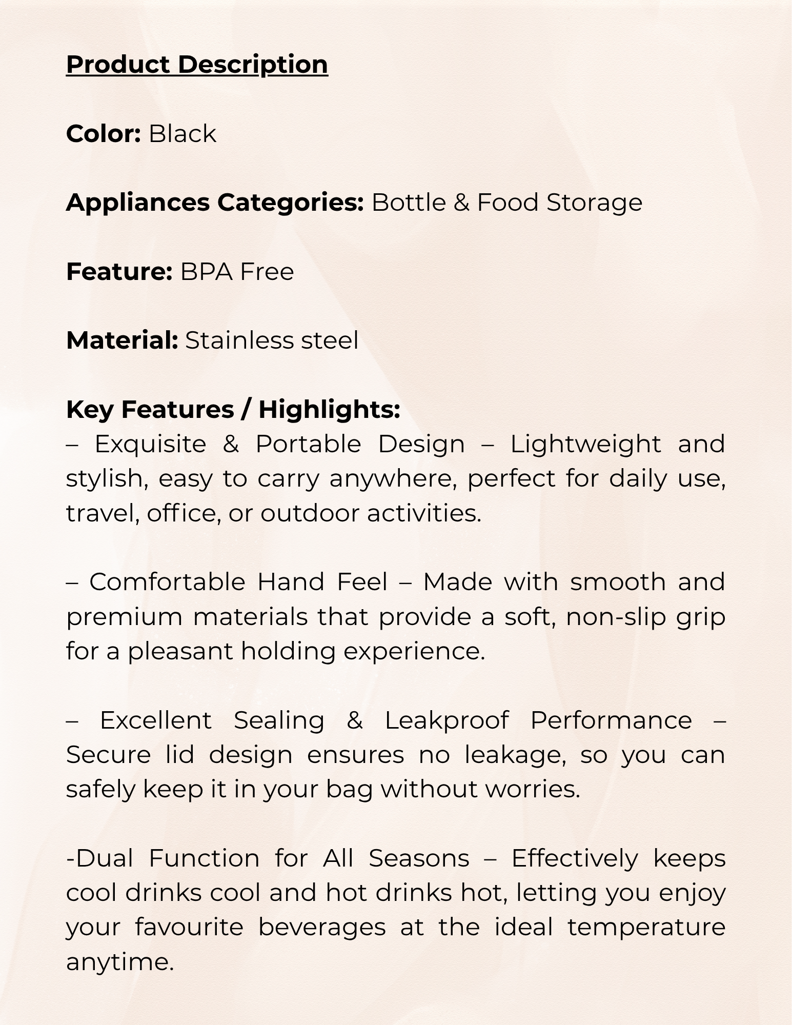 Joyoung Bottle