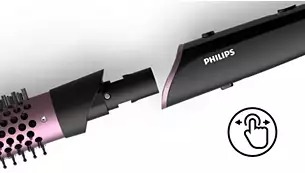 OneClick Technology for easy attachment changing