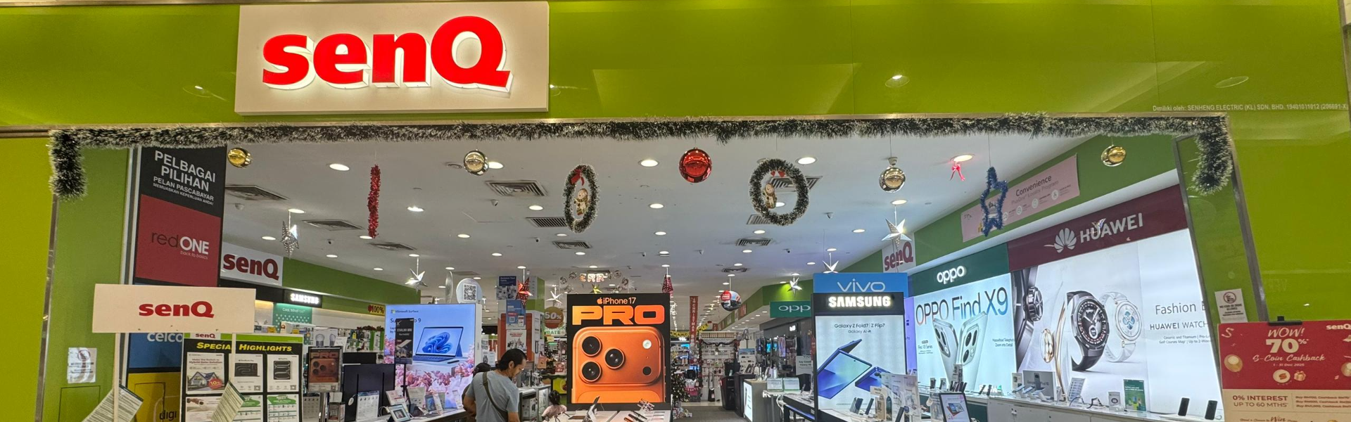 senQ AEON Mall Kuching