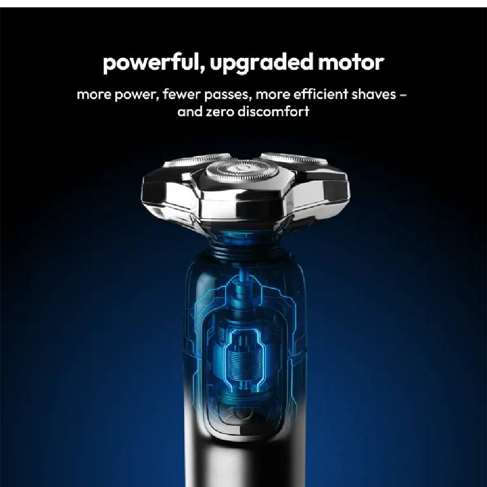 Powerful upgraded motor for smooth shaving