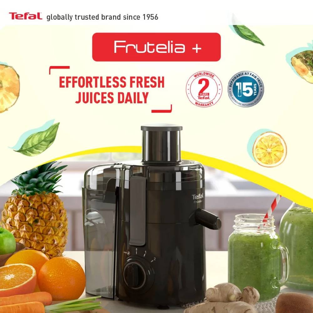 Tefal Frutelia Plus juicer for fresh juices daily