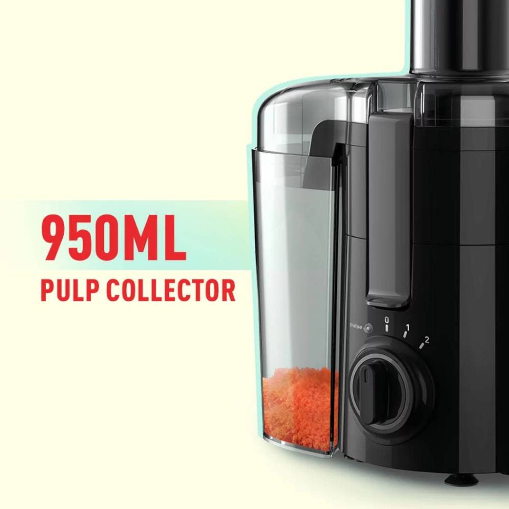 950ml pulp collector for easy juice separation