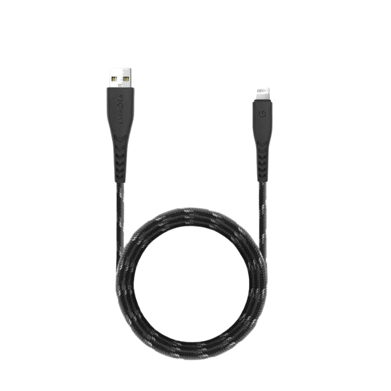 USB-A to Lightning cable for charging and data transfer