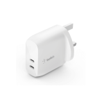 Dual-port wall charger for fast charging devices