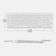 E9350L Ultra-slim Multi-mode/Rechargeable/Wireless Keyboard - Image 6