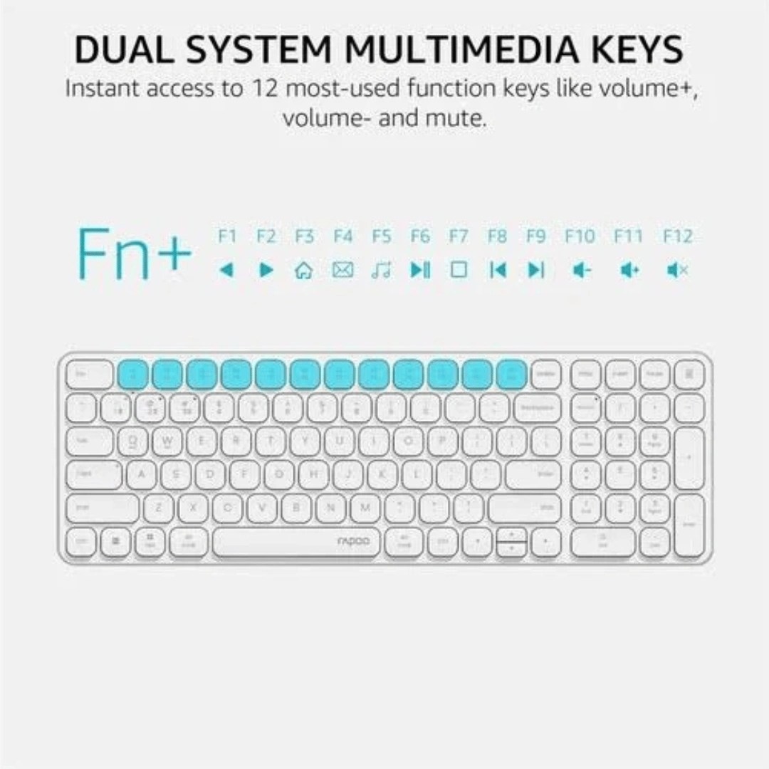 E9350L Ultra-slim Multi-mode/Rechargeable/Wireless Keyboard - Image 11