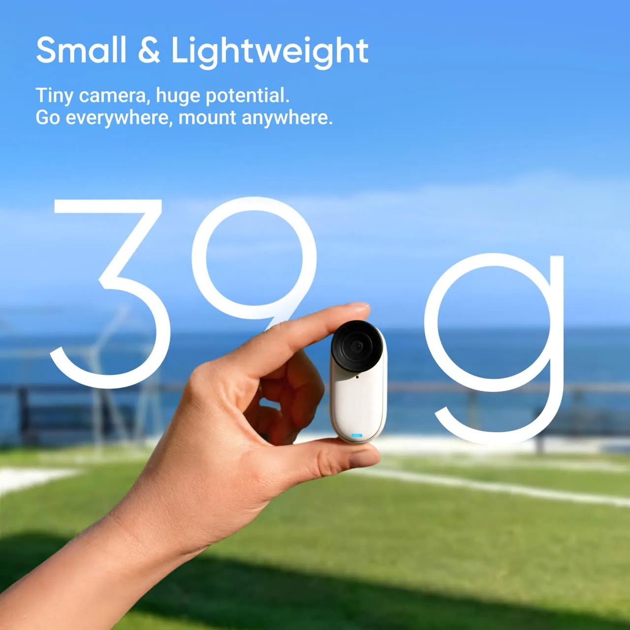 Insta360 GO 3S 39g small and lightweight camera