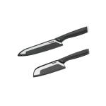 Tefal Comfort Knives 2 Pcs Set (Santoku 12cm+Chef Knife 15cm) TEF-K221S2