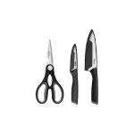 Tefal 3 Pcs Comfort Knife Set (Pairing 9cm + Chef Knife 15cm + Shears) TEF-K221S3