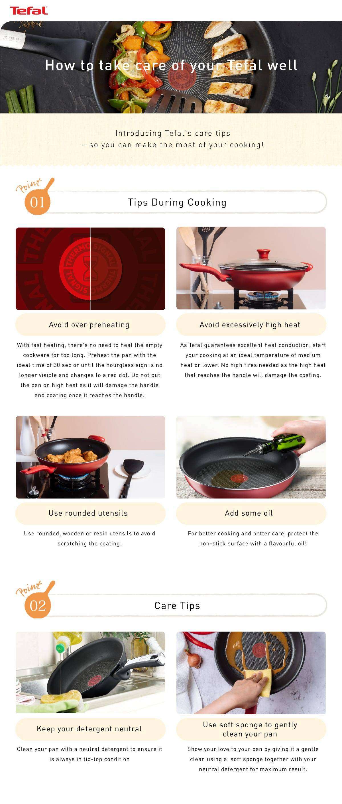 Tefal Cookware Care Tips