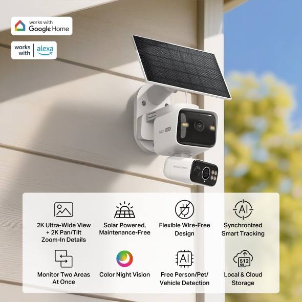 Tapo C645D Solar Security Camera | 50% S-Coin Cashback | Senheng