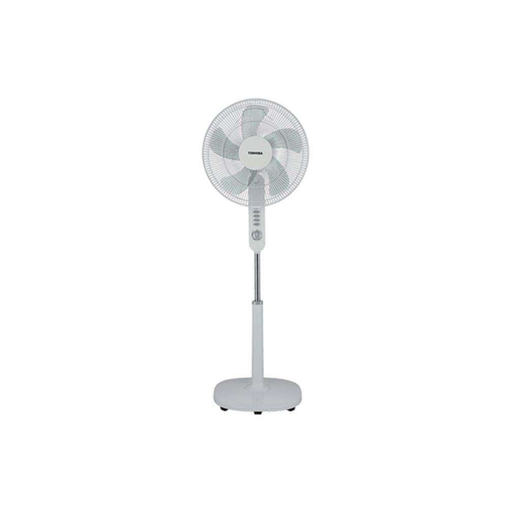 16" Stand Fan White - Image 2