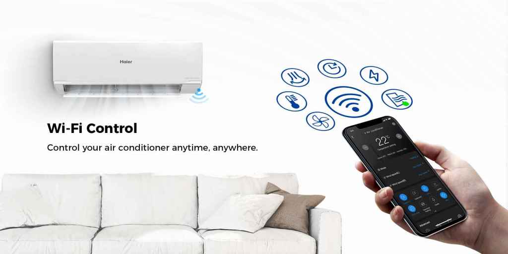 Haier UV Cool Smart + Air Conditioner wifi control