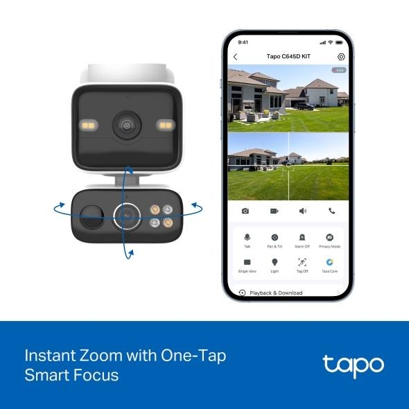 Tapo C645D KIT one-tap smart focus
