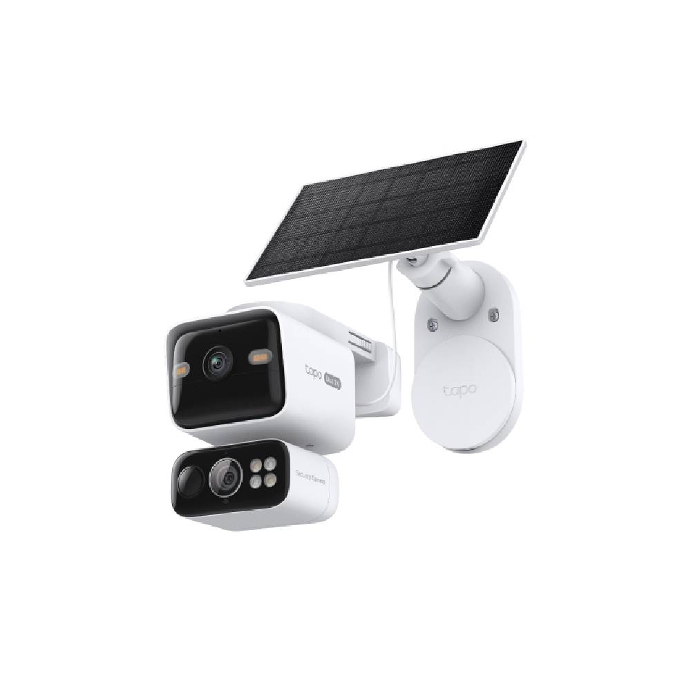 Tapo C645D Solar-Powered Dual-Lens Pan/Tilt Security Camera Kit