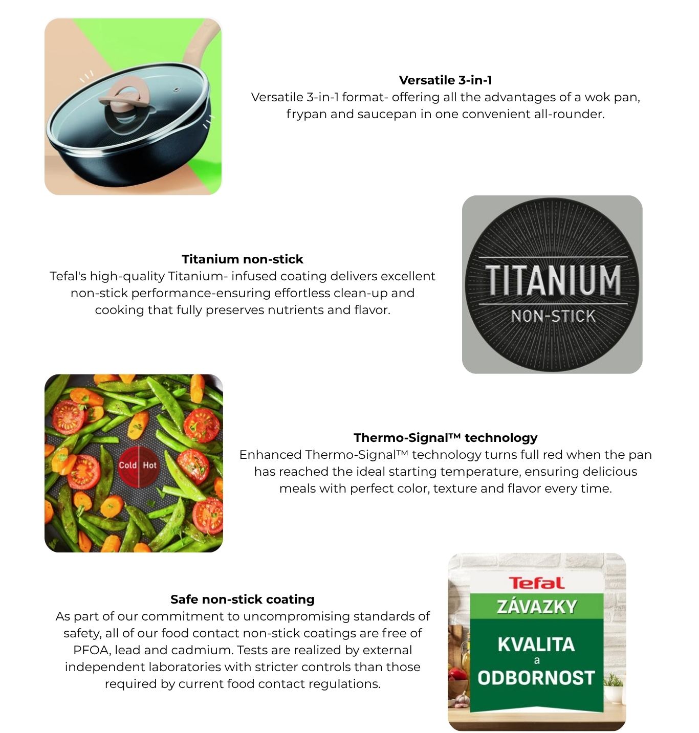 Versatile 3-in-1 pan for wok, frypan, and saucepan use