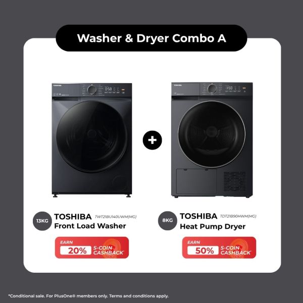[Bundle Promo] 13KG/8KG Front Load Washer Dryer (Promo Valid Until 31 May 2026)