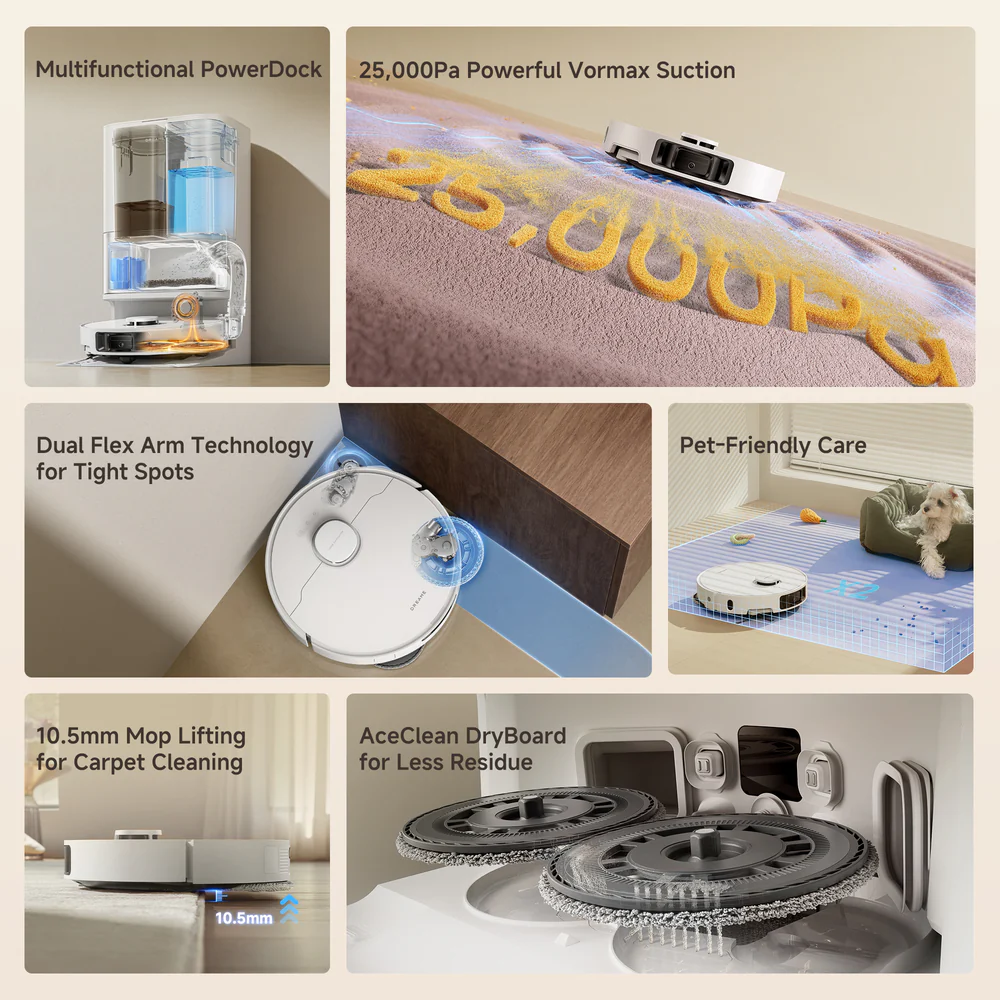 Dreame L10s Ultra Gen 3 Robot Vacuum DRM-L10SU3GL features