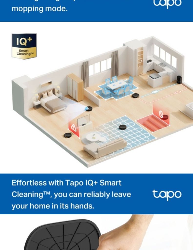 TP-Link Tapo RV30 Max Plus 5300Pa Hyper Suction LiDAR Navigation Robot Vacuum & Mop TP-TAPORV30MAXPLUS descriptions