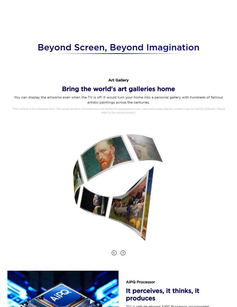 TCL 85" T6D Premium QLED TV TCL-85T6D features