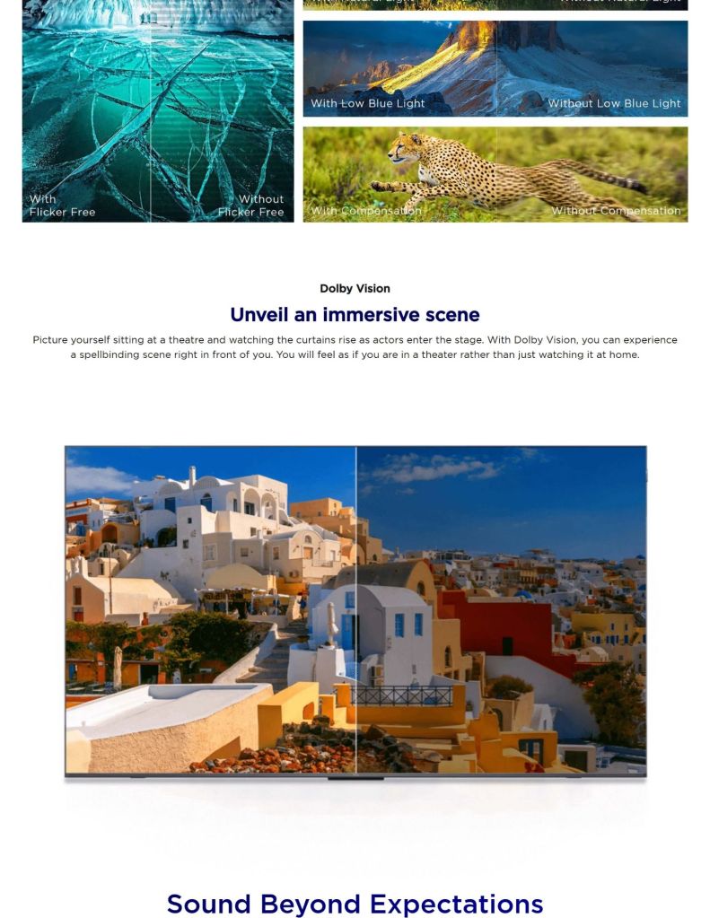 TCL 85" T6D Premium QLED TV TCL-85T6D features