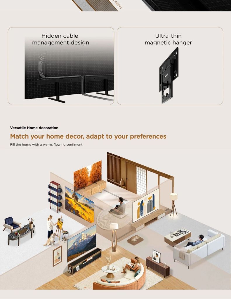 TCL 65"-75" A400 Premium QLED TV features
