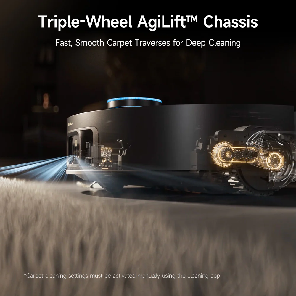 Dreame X50 Pro Ultra Robot Vacuum DRM-X50PUGL triple wheel Agilift
