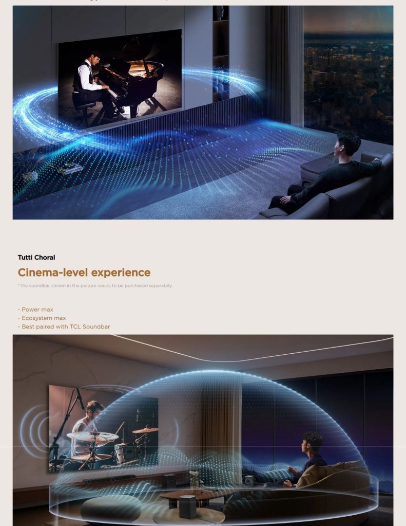 TCL 65"-75" A400 Premium QLED TV features