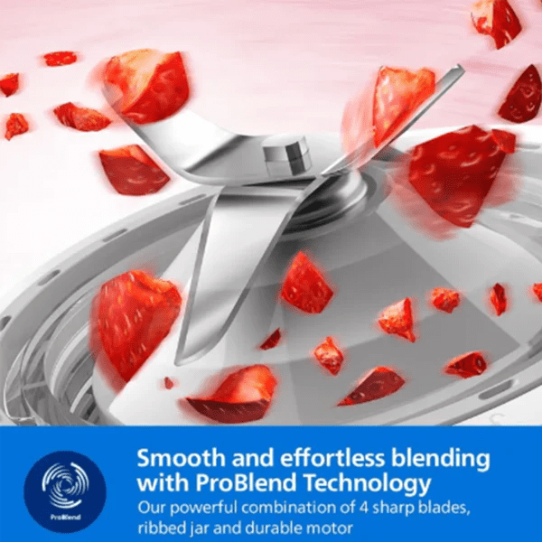 Philips 350W Mini Blender PLP-HR2512/00 smooth technology