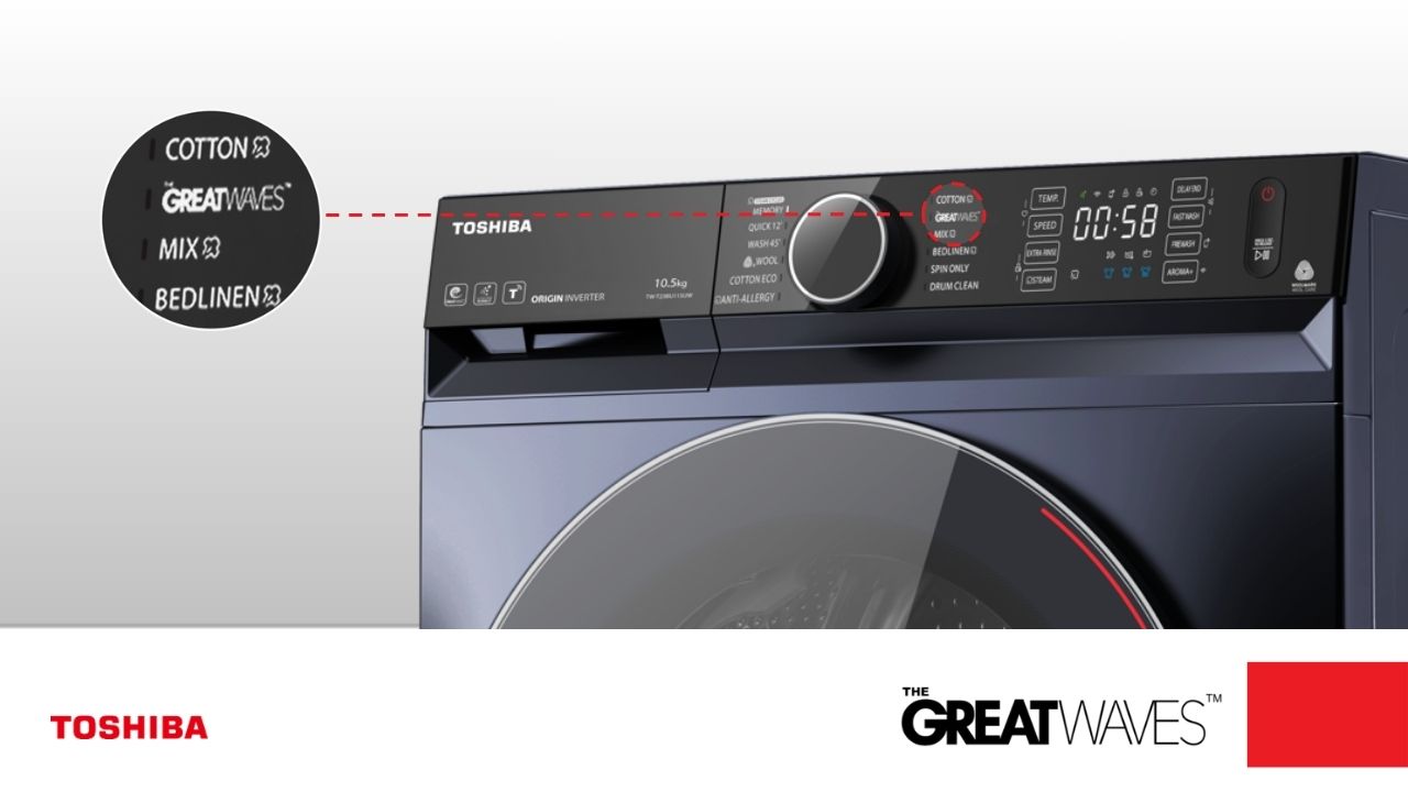 GreatWaves wash programs for fabric care performance