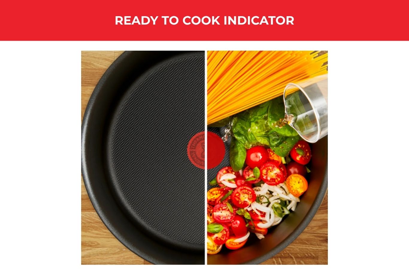 Thermo-signal indicates ideal cooking temperature