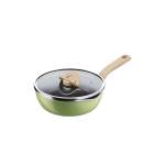 22CM One Pick Pot Pan Deep Pan with Glass Lid
