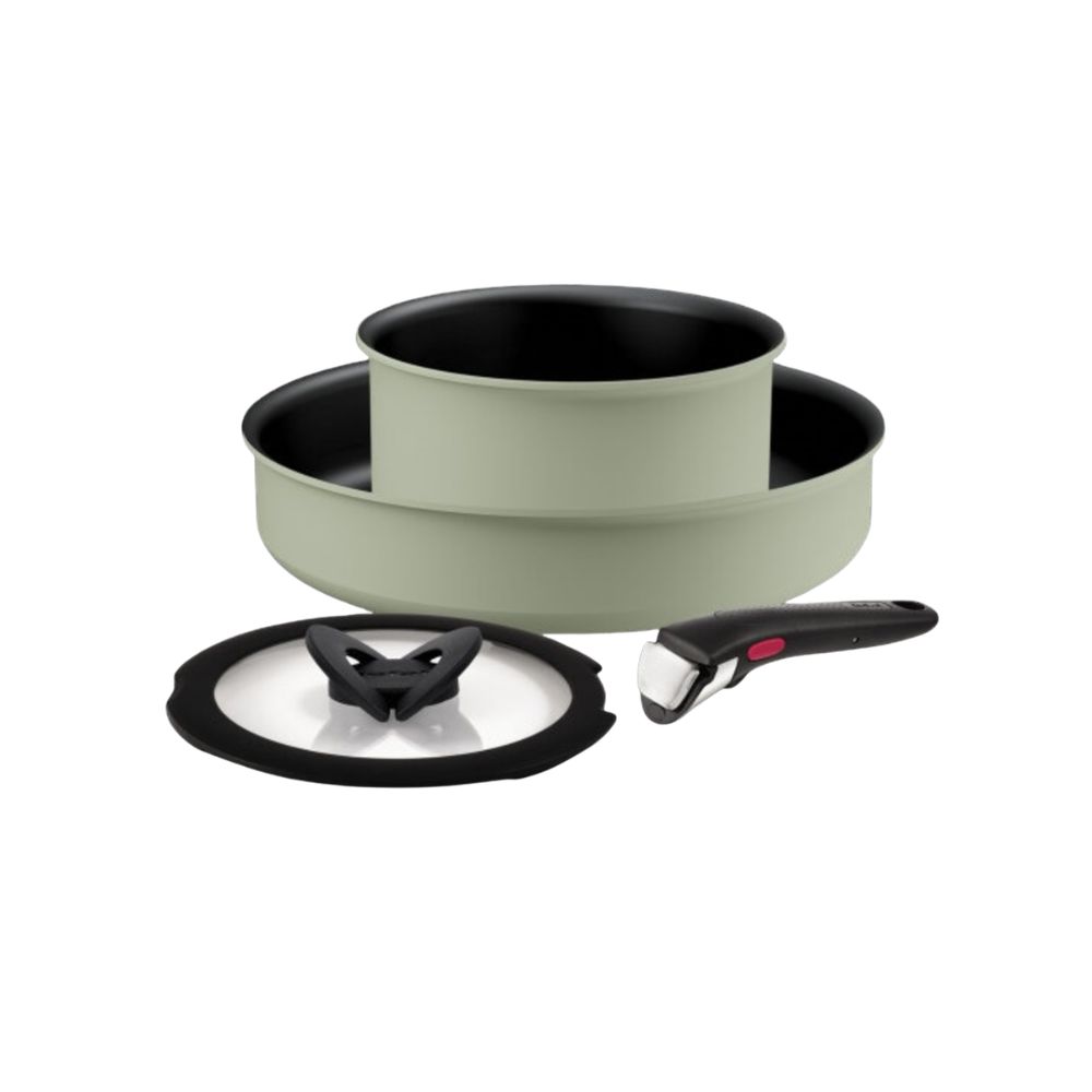 Tefal 4 Pcs Ingenio SD Green (FP24+ SCP16+Lid+Handle) TEF-L825S4