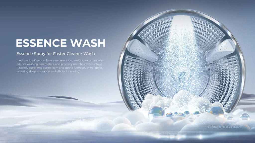 Haier 9KG Front Load Washer HAI-HW90BP12357S8 Essence Wash