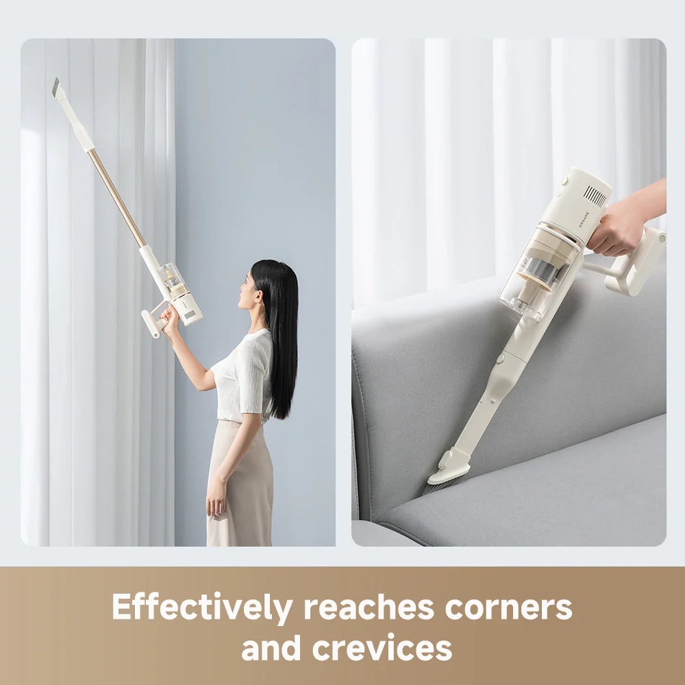 Dreame V11 Pro Cordless Stick Vacuum DRM-V11PROGL effectively reaches corners