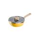 22CM One Pick Pot Pan Deep Pan with Glass Lid - Image 2