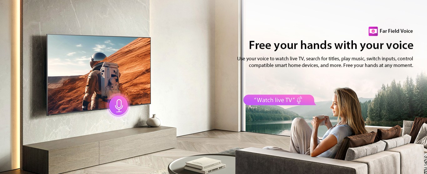 Voice Control Smart TV Experience