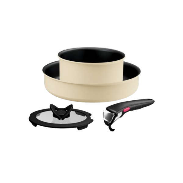 Tefal 4 Pcs Ingenio SD Beige (FP24+ SCP16+Lid+Handle) TEF-L826S4