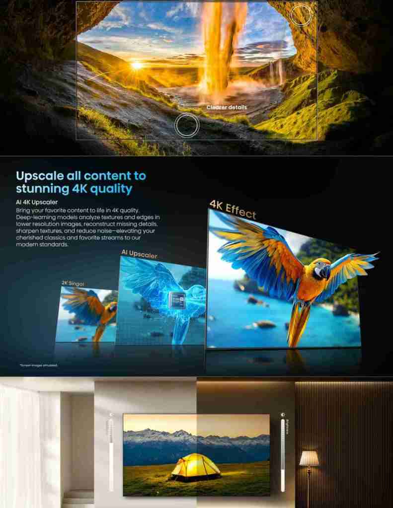Hisense U6SE Mini LED UHD/4K VIDAA Smart TV Features