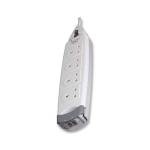 Belkin 2M Home Series 4-Socket Surge Protector BKN-F9H410SA2M