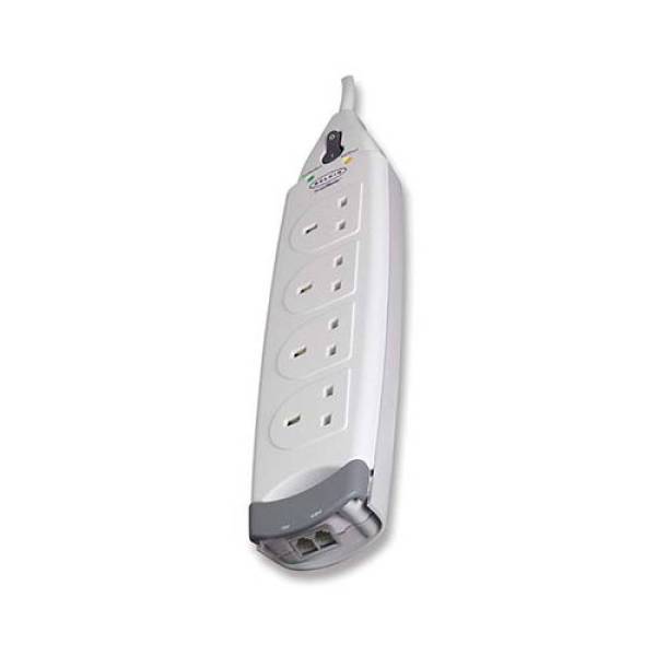 Belkin 2M Home Series 4-Socket Surge Protector BKN-F9H410SA2M