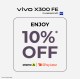 vivo X300 Fe 10% Off with atome and spaylater user