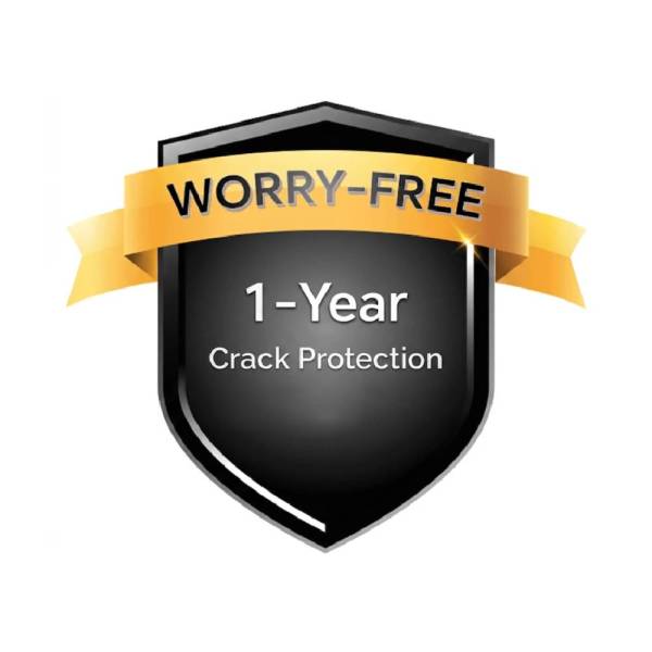 1-Year Worry-Free Crack Protection